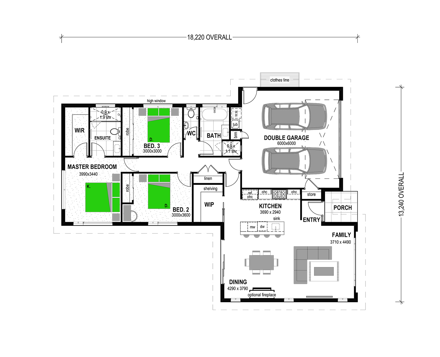 1212 LOT ON WILKIN ROAD RAVENSWOOD Floorplan